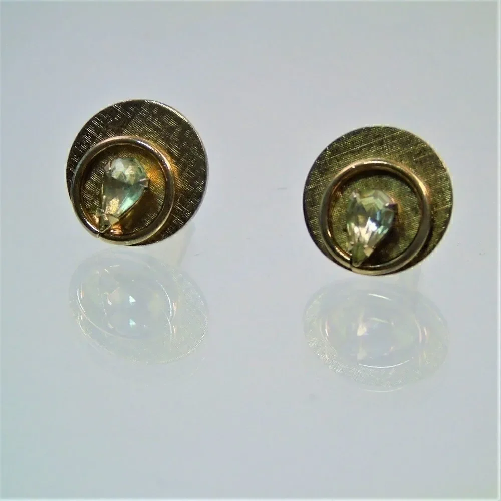 Vintage Tear Drop Circled Cufflinks Party Wedding